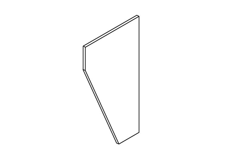 Desk End Panel